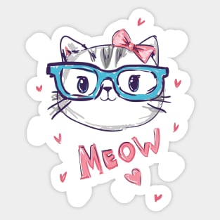 Meow Sticker